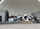 Optreden in de Muziektuin in Schagen (foto's)
