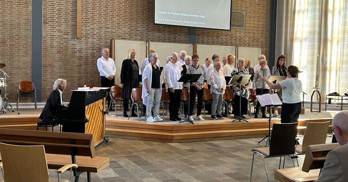 Kerkdienst in 