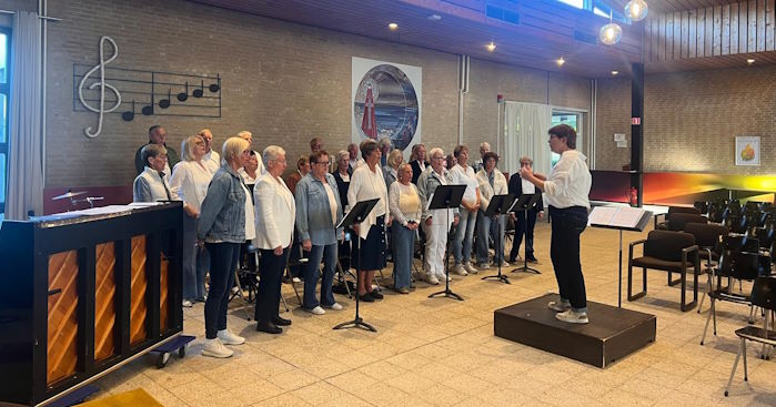 Kerkdienst in de 
