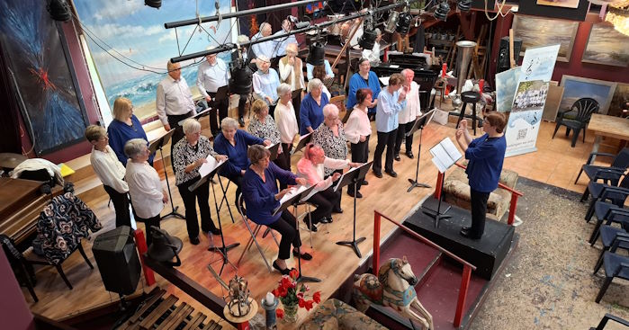 Optreden in de Keesschuur in Anna Paulowna (foto's)